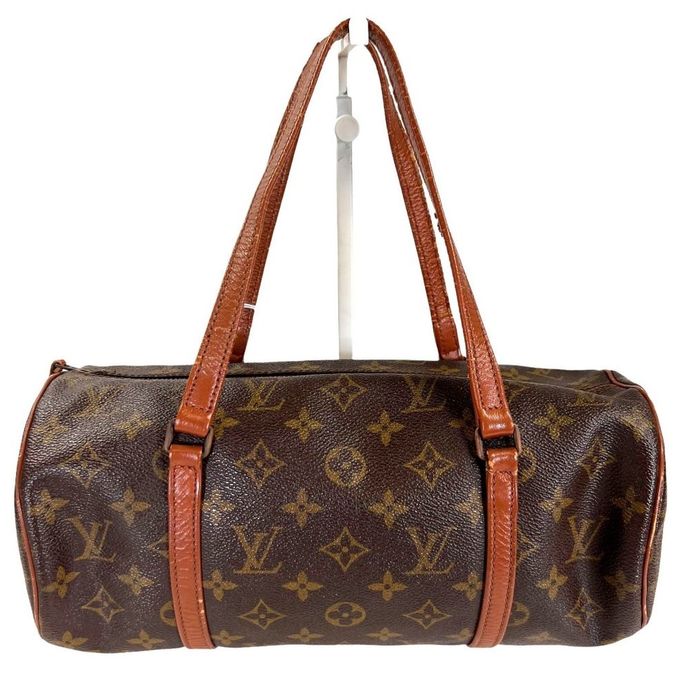 Authentic Louis Vuitton Satchel Bag Papillon 30 Monogram Used LV Handbag Vintage